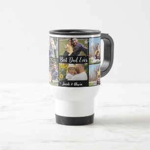 Bästa pappa någonsin fars dag fotokollage resemugg