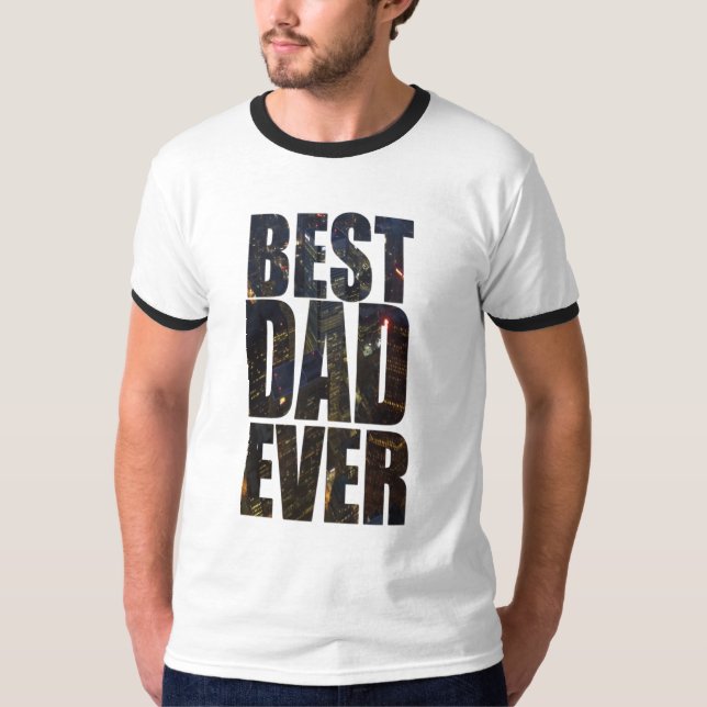 Bästa Pappa någonsin, Fars dag-gåva, födelsedagspr T Shirt (Framsida)