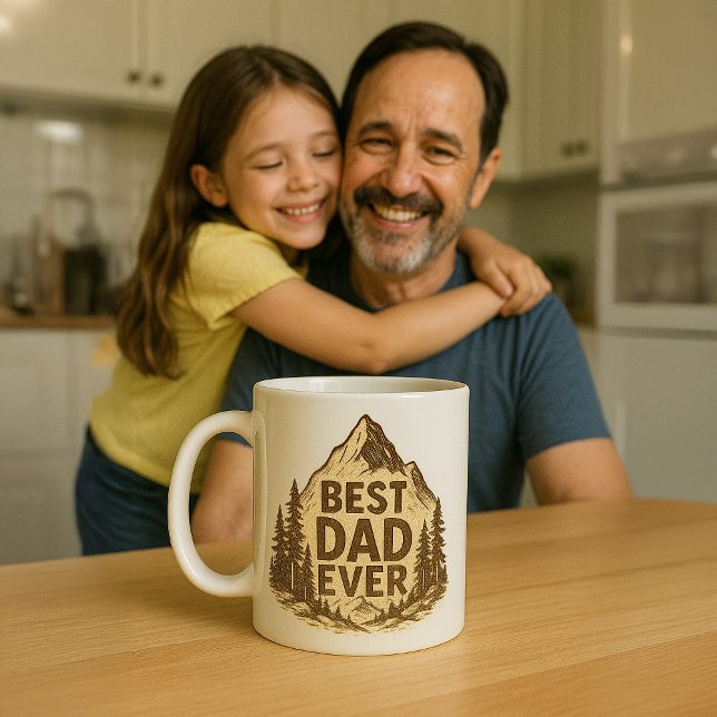 Bästa Pappa någonsin Fars dag-gåva Kaffemugg (Skapare uppladdad)
