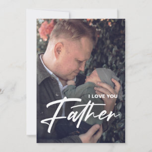 Bästa Pappa någonsin Fars dag-gåva Tack Photo Inbjudningar