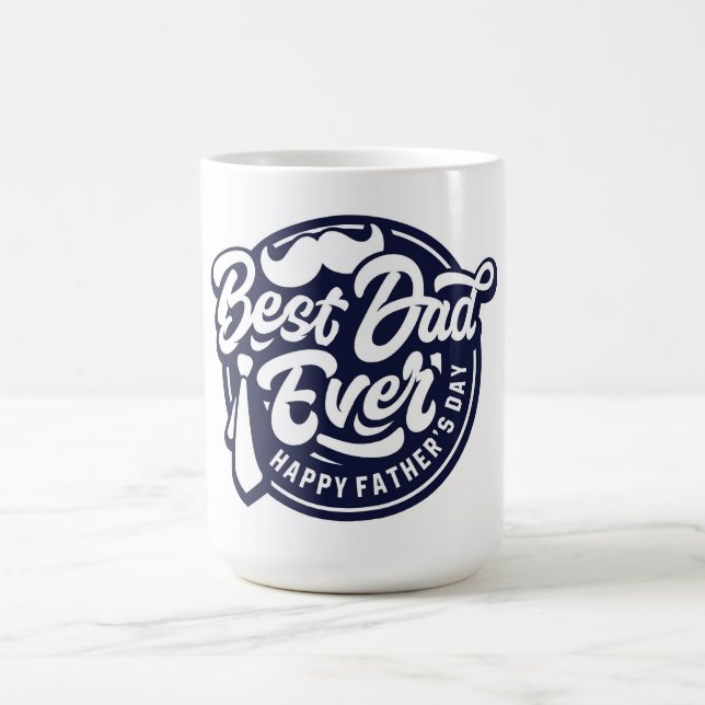 Bästa Pappa någonsin Fars dag-kaffe Mugg (Center)