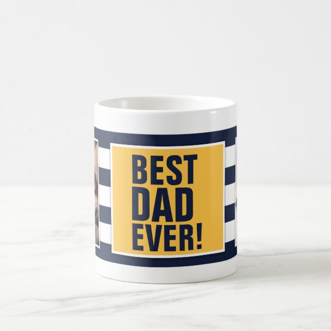 Bästa Pappa någonsin! fars dag Kaffemugg (Center)