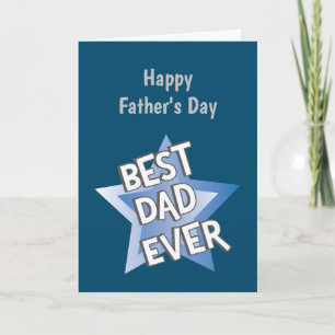 Bästa Pappa någonsin Fars dag Kort
