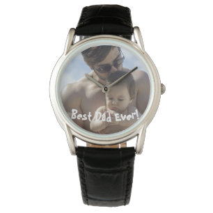 Bästa Pappa någonsin Fars dag Photo e-Watch Armbandsur