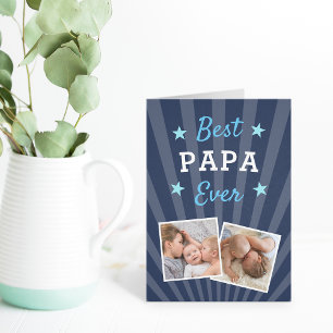 Bästa Pappa någonsin Fars dag Photo Kort