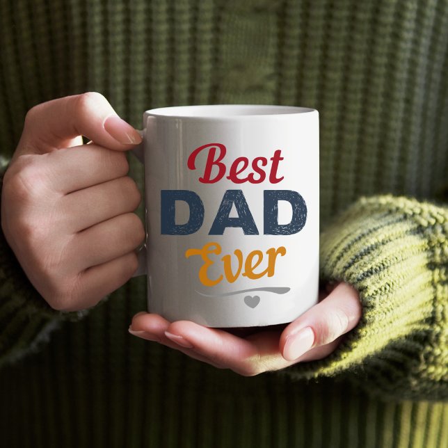 Bästa pappa någonsin | Fars dag-present till pappa Kaffemugg (Skapare uppladdad)