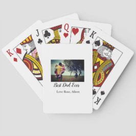 Bästa pappa någonsin fars dag son dotter pappa pap casinokort