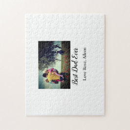 Bästa pappa någonsin fars dag son dotter pappa pap pussel