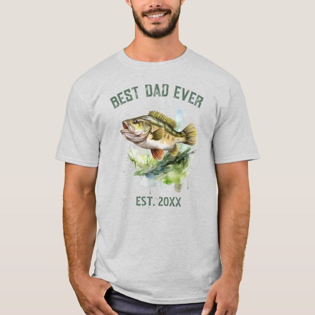 Bästa Pappa någonsin Fars dag T Shirt (Framsida)