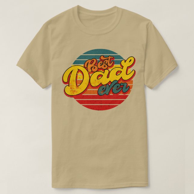 Bästa Pappa någonsin Fars dag T Shirt (Design framsida)