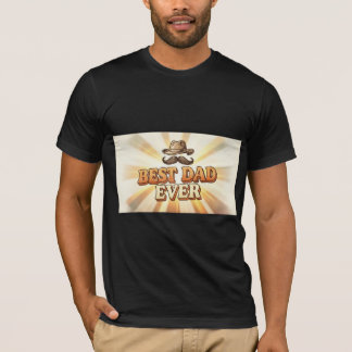 Bästa pappa någonsin Fars dag T-Shirt | Cool Vinta
