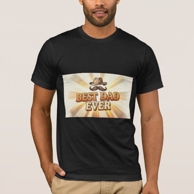 Bästa pappa någonsin Fars dag T-Shirt | Cool Vinta (Framsida)