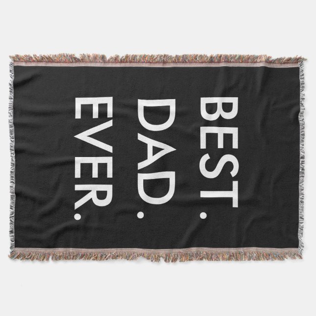 Bästa Pappa någonsin Filt (Framsidan)