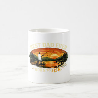 Bästa pappa någonsin Fiskemugg för Farsdag present Kaffemugg