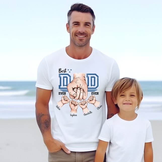 Bästa Pappa någonsin - Fist Bump Shirt - 4 Kids Na T Shirt (Skapare uppladdad)