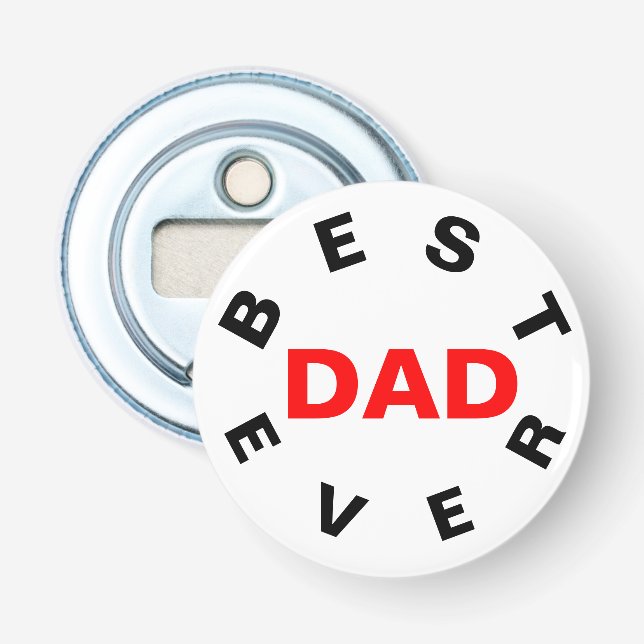 Bästa PAPPA någonsin Flasköppnare (Framsidan)