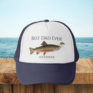 Bästa Pappa någonsin! Fly Fish Fishmen Flyfish Las Keps
