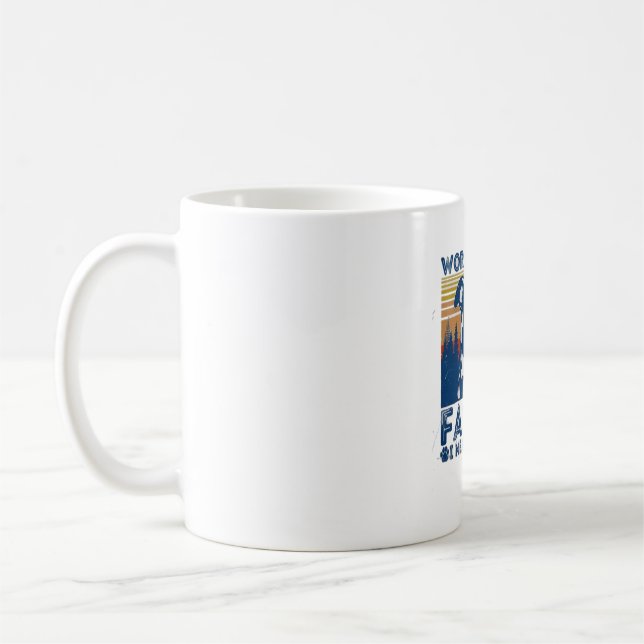 Bästa pappa någonsin för att skjorta världen bäst kaffemugg (Vänster)
