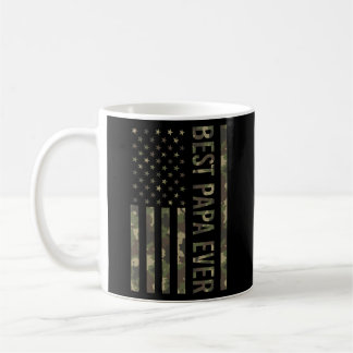 Bästa Pappa någonsin för Fars dag American Flagga  Kaffemugg
