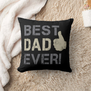 Bästa Pappa någonsin för Fars dag Vintage Thumme U Kudde