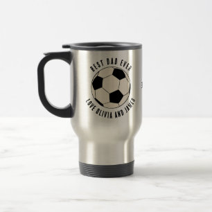 Bästa Pappa någonsin - fotbollsmatcher Kids Namn Resemugg