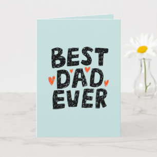 Bästa pappa någonsin Foto Fars dag Kort