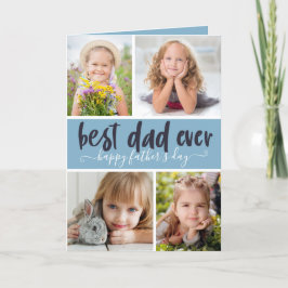 Bästa pappa någonsin Foto Farsdags-kort Kort