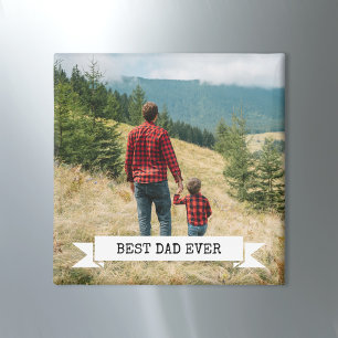 Bästa Pappa någonsin-foto Magnet