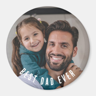 Bästa pappa någonsin Foto Magnet   Anpassad kylskå