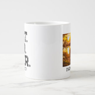 Bästa pappa någonsin Foto på baksidan Fars dag-pre Jumbo Mugg
