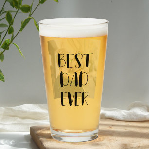 Bästa Pappa någonsin-fotoglas för handskriftskalli Glaskopp