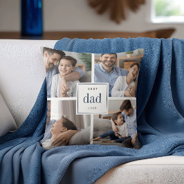 Bästa Pappa någonsin | Fotokollage för marin och v Kudde