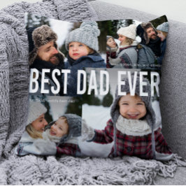 Bästa Pappa någonsin-fotokollage Kudde