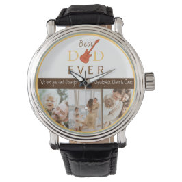 Bästa Pappa någonsin Fotokollage Modern Fars dag Armbandsur