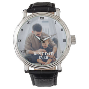 Bästa Pappa någonsin-fotokollage Skapar din egen Armbandsur