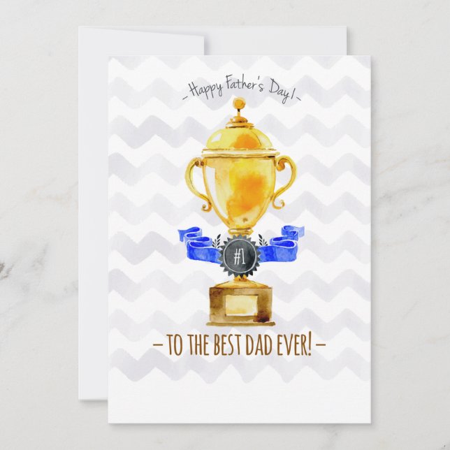 Bästa Pappa någonsin-fotokort (Framsida)