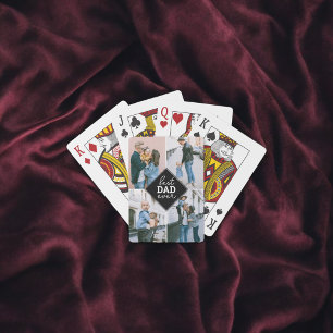 Bästa Pappa någonsin, fotoskript Handskriven uppsp Casinokort