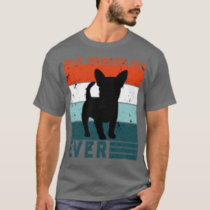 Bästa pappa någonsin fransk bulldog älskare t shirt