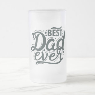 Bästa pappa någonsin Frostad Glas Ölmugg Frostat Ölglas