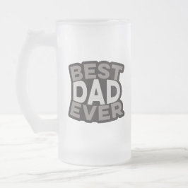 Bästa Pappa någonsin | Frostat Ölglas