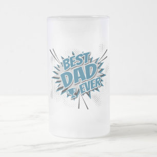 Bästa Pappa någonsin Frostat Ölglas