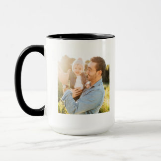 Bästa pappa någonsin Fullfoto Anpassad kaffemugg
