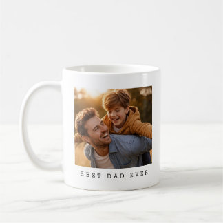 Bästa pappa någonsin Fullfoto Personlig kaffemugg