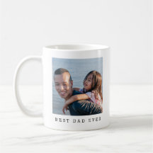 Bästa Pappa någonsin Fullt Photo Personlig Coffee