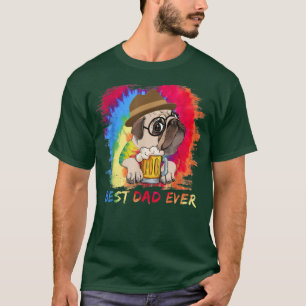 Bästa Pappa någonsin funny Fars dag Cute Bull Dog T Shirt