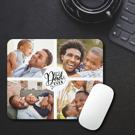 Bästa Pappa någonsin - fyra fotomusmusknapp Musmatta