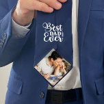 Bästa pappa någonsin-gåva från Dotter Blue Slips<br><div class="desc">På din bröllopsdag,  kom ihåg med pappa om den vackra lilla han gång var genom att presentera honom i personligen far i den blå slips som visar dig och far och ditt barndomsfoto. Eller överraska honom med denna söta gest som en Fars dag-gåva</div>