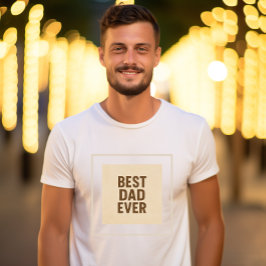 Bästa Pappa någonsin 🖤 - genomtänkt gåva till Far T Shirt