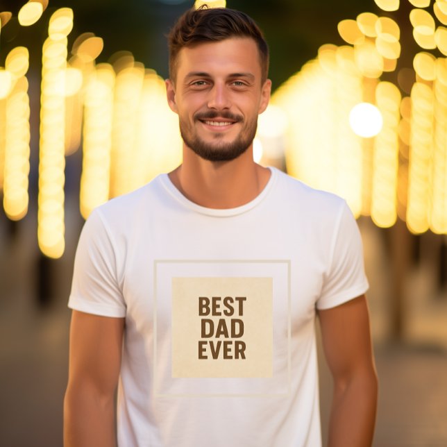 Bästa Pappa någonsin 🖤 - genomtänkt gåva till Far T Shirt (Skapare uppladdad)