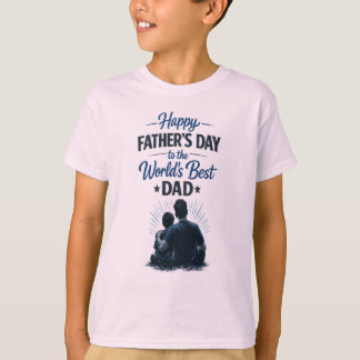 Bästa pappa någonsin | Glad fadersdagspresentdesig T Shirt